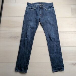 J Crew 484 Jeans Mens 31x32 Blue Slim Fit Japanese Kaihara Denim Cotton Casual